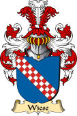 v.23 Coat of Family Arms from Germany for Wiese