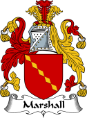 English Coat of Arms for the family Marshall I