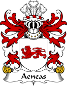 Welsh Coat of Arms for Aeneas (YSGWYDDWYN)