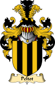 English Coat of Arms (v.23) for the family Peltot