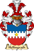 v.23 Coat of Family Arms from Germany for Hellingrath