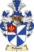 English Coat of Arms (v.23) for the family Pickard or Picard