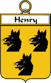 French Coat of Arms Badge for Henry
