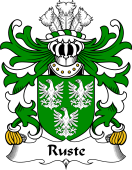 Welsh Coat of Arms for Ruste (of Abergwili, Carmarthenshire)
