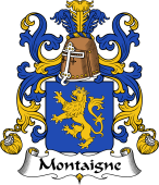 Coat of Arms from France for Montagne or Montaigne