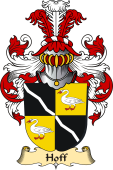 v.23 Coat of Family Arms from Germany for Hoff