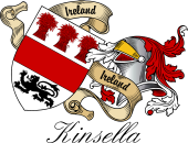 Sept (Clan) Coat of Arms from Ireland for Kinsella