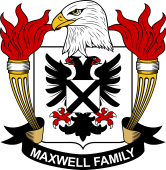Coat of arms used by the Maxwell II family in the United States of America