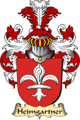 v.23 Coat of Family Arms from Germany for Heimgartner