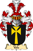 v.23 Coat of Family Arms from Germany for Volz