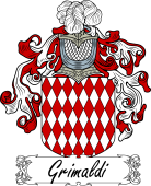 Araldica Italiana Coat of arms used by the Italian family Grimaldi