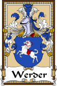 German Coat of Arms Wappen Bookplate  for Werder