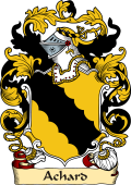 English or Welsh Family Coat of Arms (v.23) for Achard (Berkshire)
