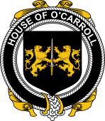 Irish Coat of Arms Badge for the O'CARROLL family