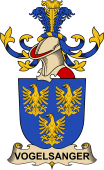 Republic of Austria Coat of Arms for Vogelsanger