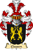 v.23 Coat of Family Arms from Germany for Clausen