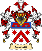 Italian Family Coat of Arms (v.25a) Scarlatti