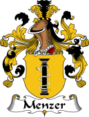 German Wappen Coat of Arms for Menzer