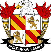 Coat of arms used by the Bradshaw family in the United States of America