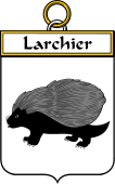 French Coat of Arms Badge for Larchier