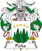 Spanish Coat of Arms for Peña (de la)