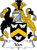 English Coat of Arms for the family Van (Wales)