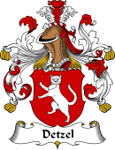 German Wappen Coat of Arms for Detzel