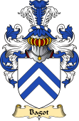 English Coat of Arms (v.23) for the family Bagott