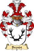 v.23 Coat of Family Arms from Germany for Brendt