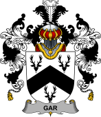 Irish Family Coat of Arms (v.25b) Gar or Garr