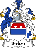 English Coat of Arms for Birken