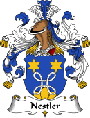German Wappen Coat of Arms for Nestler