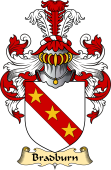English Coat of Arms (v.23) for the family Bradburn(e)