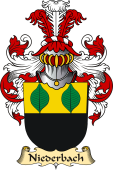 v.23 Coat of Family Arms from Germany for Niederbach