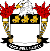 Coat of arms used by the Rockwell family in the United States of America