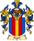 Italian Family Coat of Arms (v.25a) Regoli
