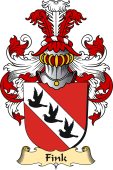 v.23 Coat of Family Arms from Germany for Fink