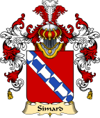 French Family Coat of Arms (v.25) Simard