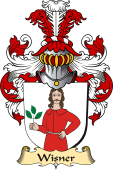 v.23 Coat of Family Arms from Germany for Wisner