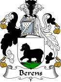 English Coat of Arms for the family Berens