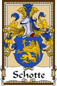 German Coat of Arms Wappen Bookplate  for Schotte