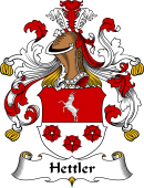 German Wappen Coat of Arms for Hettler