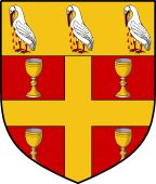 English Family Shield for Giles or Gyles
