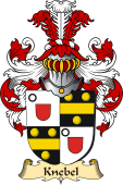 v.23 Coat of Family Arms from Germany for Knebel
