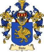 Italian Family Coat of Arms (v.25a) Sisto