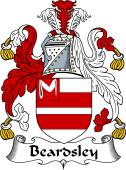English Coat of Arms for the family Beardsley