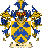 Irish Family Coat of Arms (v.25) Reeves or Reve