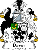 English Coat of Arms for the family Dover