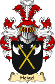v.23 Coat of Family Arms from Germany for Heigel
