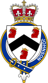 British Garter Coat of Arms for Johnson (England)